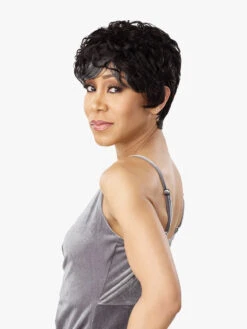 SENSATIONNEL - HH EMPIRE WIG "KORI" SALT & PEPPER (HUMAN) -Zoe Beauty Supply Shop Empire WIG SnP Kori 03