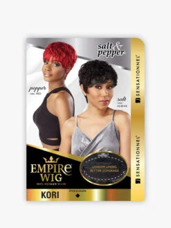 SENSATIONNEL - HH EMPIRE WIG "KORI" SALT & PEPPER (HUMAN) -Zoe Beauty Supply Shop Empire WIG SnP Kori HT