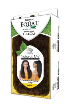 FREETRESS - EQUAL Drawstring Full Cap NATURAL PRESSED YAKY Wig -Zoe Beauty Supply Shop FDNPY