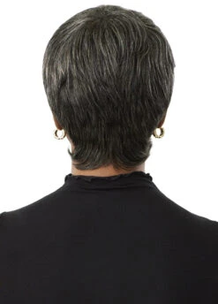 OUTRE - FAB & FLY FULL CAP WIG GRAY GLAMOUR- HH - CELIA -Zoe Beauty Supply Shop FF GG Celia 34 Back