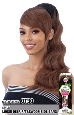 FREETRESS - EQUAL LOOSE DEEP P/T SWOOP SIDE BANG