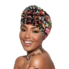 MAGIC COLLECTION - Fashion Turban Petals Pattern Flower Turban 3 MAGIC COLLECTION - Fashion Turban Petals Pattern Flower Turban -Zoe Beauty Supply Shop FTUF 003 1