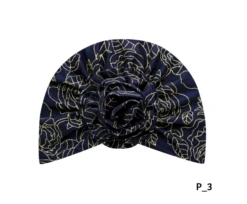 MAGIC COLLECTION - Fashion Turban Floral Glitter Flower Turban -Zoe Beauty Supply Shop FTUF 004 4
