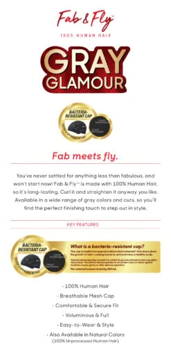 OUTRE - FAB & FLY FULL CAP WIG GRAY GLAMOUR - HH - JOAN -Zoe Beauty Supply Shop Fab Fly Gray Glamour ccd70bf2 130e 4bd2 b83b 06b941a7b76f