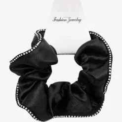 MAGIC COLLECTION - Hair Accessory Scrunch Cotton BLACK #HASCR003BLA