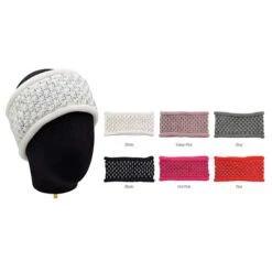 MAGIC COLLECTION - WINTER HEAD BAND W/STONE ASSORTED #HB22-3