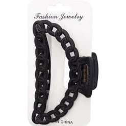 PURPLE COLLECTION - Jaw Clip Medium 3.5" BLACK #HCL35-4BLA