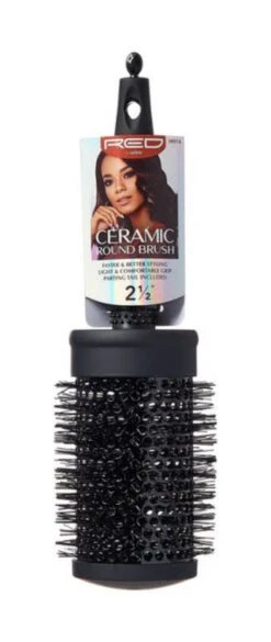 KISS - RED THERMAL ROUND BRUSH (Extra Large, 2.5") (HH14)