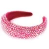 MAGIC COLLECTION - Head Band Stone HOT PINK #HHH500-3HPI -Zoe Beauty Supply Shop HHH500 3HPI
