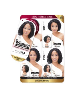 SISTER WIG - Ms. Wisdom 100% Human Salt & Pepper Wig HR-PART TULA -Zoe Beauty Supply Shop HR PART TULA TAG