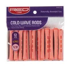 KISS - RED COLD WAVE RODS LONG 5/16" 12PC PINK