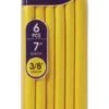 KISS - RED FLEXIBLE RODS 7" 3/8" 6PCS PACK YELLOW -Zoe Beauty Supply Shop HRF03 8