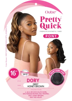 OUTRE - PRETTY QUICK - DRAWSTRING PONY - DORY - HT -Zoe Beauty Supply Shop HT Pretty Quick Pony Dory