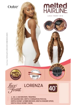 OUTRE - LACE FRONT WIG - MELTED HAIRLINE - LORENZA - HT -Zoe Beauty Supply Shop HT QL Melted Hairline Lorenza