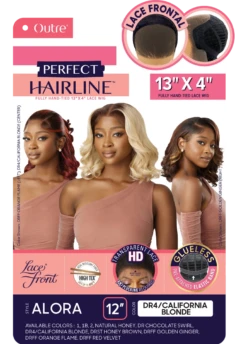 OUTRE - LACE FRONT WIG - PERFECT HAIR LINE 13X4 - ALORA - HT -Zoe Beauty Supply Shop HT QL Perfect Hairline 13x4 Alora