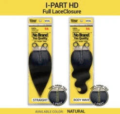 NO BRAND - 9A Unprocessed Virgin Hair 4X4 T-Part Closure BODY WAVE (HUMAN) -Zoe Beauty Supply Shop I PARTHDFULLLACECLOSURE
