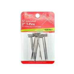 MAGIC COLLECTION - 2" 12PCs T-Pins Nickel-Plated