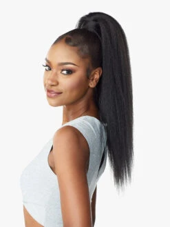 SENSATIONNEL - ID KINKY STRAIGHT 24" (INSTANT PONY WRAP) -Zoe Beauty Supply Shop Instant Pony Wrap Kinky Straight 24 Up right