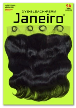 JANEIRO - 100% 9A Unprocessed Virgin Hair 13X4 Frontal HD Lace Closure BODY WAVE