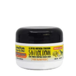 Jamaican Mango & Lime - Mega Firm 5-N-1 Loc Down Gel -Zoe Beauty Supply Shop JML 5n1 Mini Front Web