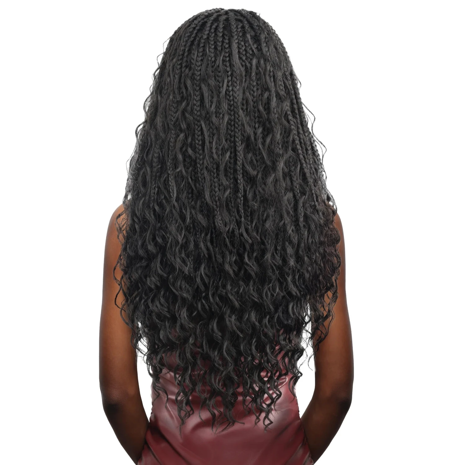 TRU WIG - FEEL FREE HAIR 13X5 LACE FRONT BOHO BOX BRAID WIG 28" 2 TRU WIG - FEEL FREE HAIR 13X5 LACE FRONT BOHO BOX BRAID WIG 28" - Image 2