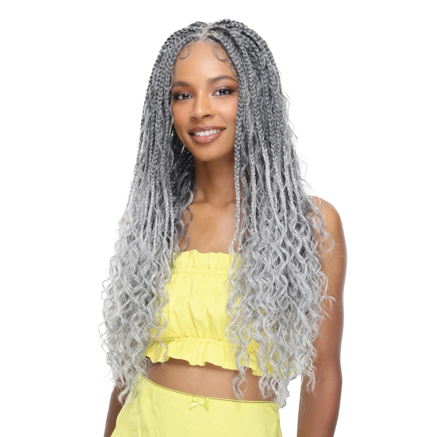 TRU WIG - FEEL FREE HAIR 13X5 LACE FRONT BOHO BOX BRAID WIG 28" 4 TRU WIG - FEEL FREE HAIR 13X5 LACE FRONT BOHO BOX BRAID WIG 28" - Image 4