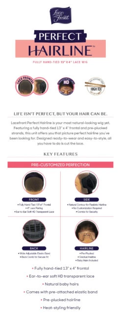 OUTRE - LACE FRONT WIG - PERFECT HAIR LINE 13X4 - ALORA - HT -Zoe Beauty Supply Shop Lacefront Perfect Hairline 13x4 1