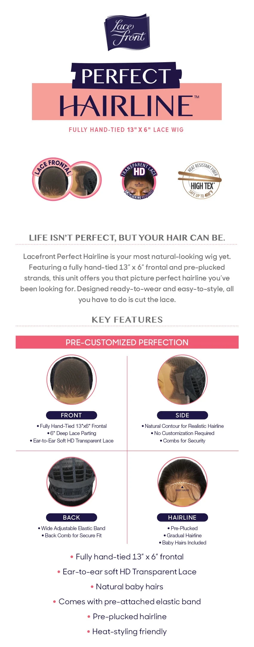 OUTRE - LACE FRONT WIG - PERFECT HAIR LINE 13X6 - MONIECE - HT 6 OUTRE - LACE FRONT WIG - PERFECT HAIR LINE 13X6 - MONIECE - HT - Image 6