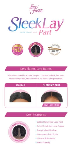 OUTRE - LACE FRONT SLEEKLAY PART WIG ZAYLEE -Zoe Beauty Supply Shop Lacefront SleekLay Part