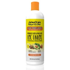 Jamaican Mango & Lime - Detangles Locs & Faux Locs LOC UNLOC -Zoe Beauty Supply Shop Loc Unloc 16oz Front