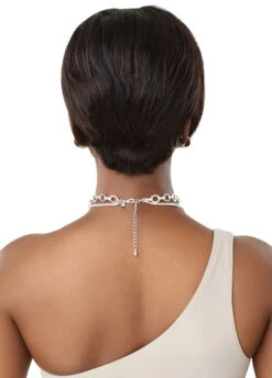 OUTRE - MYTRESSES - LACE FRONTAL WIG 13X4-HH-NATURAL PIXIE -Zoe Beauty Supply Shop MTBLFW Natural Pixie Natural Brown Back 1