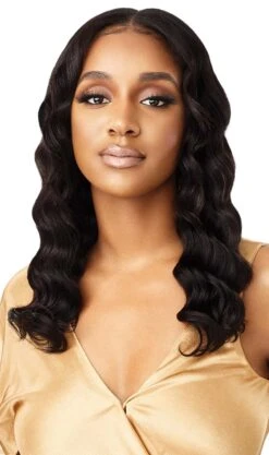 OUTRE - MYTRESSES GOLD LEAVE OUT WIG LOOSE DEEP20" (HUMAN HAIR) -Zoe Beauty Supply Shop MTG LOW Loose Deep 20 Natural Brown Main