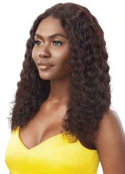 OUTRE - MYTRESSES GOLD - LACE FRONT WIG - HH - ARLESSIA (HUMAN) -Zoe Beauty Supply Shop MTG Arlessia Natural Brown Left
