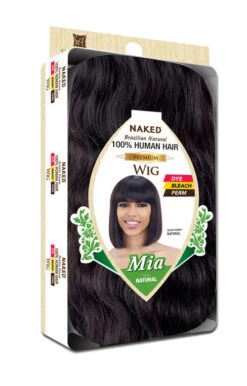 NAKED - NATURE 100% PREMIUM HUMAN WIG MIA (HUMAN) -Zoe Beauty Supply Shop NAKEDMIA 3