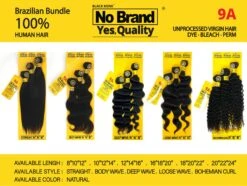 NO BRAND - 9A 100% VIRGIN HAIR BUNDLE STRAIGHT -Zoe Beauty Supply Shop NO BRAND MURTI 3PCS