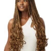 OUTRE - 13X4 LFW - FRENCH CURL BOX BRAIDS 32" 24 OUTRE - 13X4 LFW - FRENCH CURL BOX BRAIDS 32" -Zoe Beauty Supply Shop O13x4LFW French Curl Box Braids 32 DR4 Chocolate Caramel Sub A