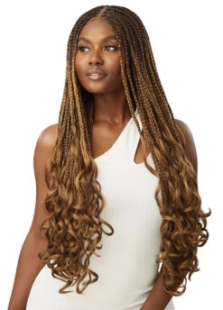 OUTRE - 13X4 LFW - FRENCH CURL BOX BRAIDS 32"