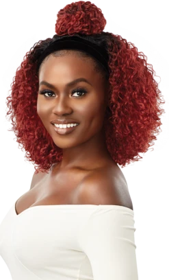 OUTRE - HEADBAND WIG NEYLA -Zoe Beauty Supply Shop OSHW Neyla DRRedBurgundy SubA