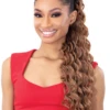 ORGANIQUE - DEEP WAVE 28" ORGANIQUE PONYTAIL (DRAWSTRING) -Zoe Beauty Supply Shop PED28