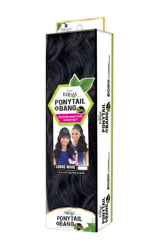 FREETRESS - EQUAL LOOSE WAVE PONYTAIL & BANG 4 FREETRESS - EQUAL LOOSE WAVE PONYTAIL & BANG - Image 4