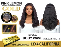 PINK LEMON - GOLD 13X4 DEEP HD LACE FRONTAL WIG CALIFORNIA (HUMAN)