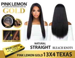 PINK LEMON - GOLD 13X4 DEEP HD LACE FRONTAL WIG TEXAS (HUMAN)