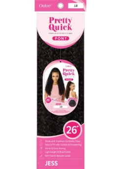 OUTRE - PRETTY QUICK - DRAWSTRING PONY - JESS - HT -Zoe Beauty Supply Shop PKG PQ Jess 39cm