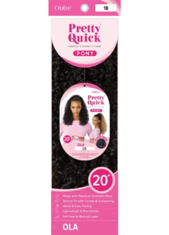 OUTRE - PRETTY QUICK - DRAWSTRING PONY - OLA - HT (DRAWSTRING) -Zoe Beauty Supply Shop PKG PQ OLA