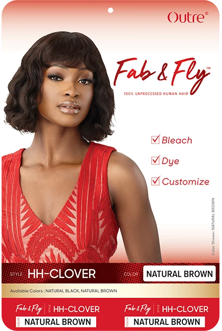 OUTRE - FAB & FLY FULL CAP WIG - HH - CLOVER WIG (HUMAN) 4 OUTRE - FAB & FLY FULL CAP WIG - HH - CLOVER WIG (HUMAN) - Image 4