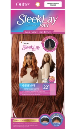 OUTRE - LACE FRONT SLEEKLAY PART GENEVIVE WIG -Zoe Beauty Supply Shop PKG QL Sleeklay Genevive