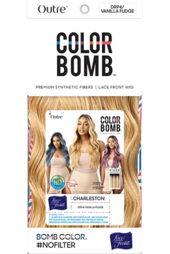 OUTRE - LACE FRONT WIG - COLORBOMB - CHARLESTON - HT -Zoe Beauty Supply Shop PKG QLCBCHR Charleston
