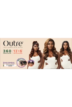 OUTRE - HUMAN BLEND 360 LACE FRONTAL WIG MAXIMINA -Zoe Beauty Supply Shop PKG QLHBOMAX Maximina