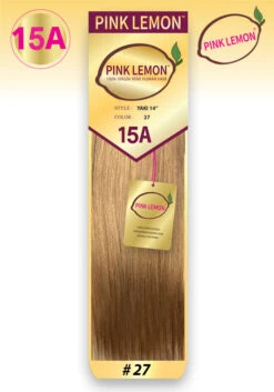 PINK LEMON - 15A 100% VIRGIN REMI HUMAN HAIR YAKI STRAIGHT -Zoe Beauty Supply Shop PL YAKI 27 1