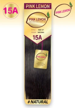 PINK LEMON - 15A 100% VIRGIN REMI HUMAN HAIR YAKI STRAIGHT -Zoe Beauty Supply Shop PL YAKI NATURAL 1